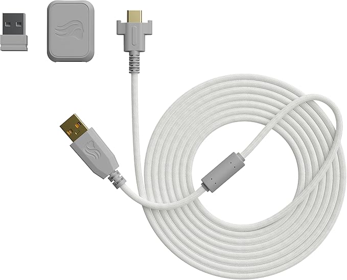 Glorious Gaming Model O 2 Wireless Gaming Mouse - Hybrid 2.4GHz & Bluetooth Wireless, 68g Superlight, Long Battery Life, 26k BAMF 2.0 Sensor, RGB, Ambidextrous, 6 Buttons, PTFE Feet - White