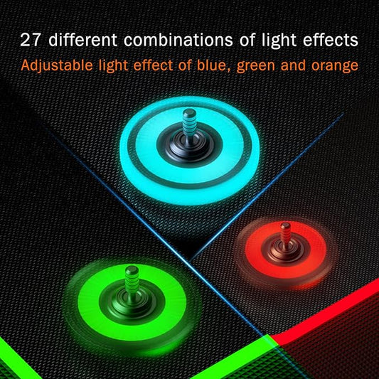 INNOPLUS Fidget Spinners, Fidget Spinner Gifts for Adults Kids, Finger Hand Spinner, Metal Fidget Spinner, Fidget Toys, Fidgets for Kids, Stress Anxiety ADHD Relief Figets Toy, Luminous Night Effects