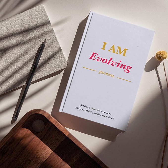 I AM Evolving Journal: Set Goals, Embrace Gratitude, Cultivate Habits, Achieve Inner Peace | Undated Gratitude Journal for Personal Development, Mindfulness, & Daily Reflection. (Lavender)