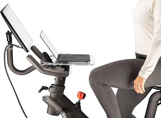 TFD The Tray3D | Compatible with Peloton Bike Gen 3 & Bike+ (Both Models), Made in the USA, Laptop & Desk Tray Holder | Designed with Premium Grade Acrylic Materials - The Ultimate Peloton Accessories