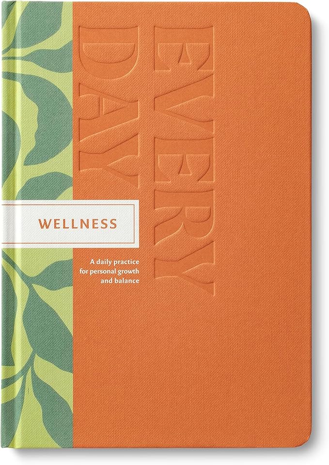 Compendium – Wellness Every Day Guided Journal: A Daily Practice for Personal Growth and Balance – A 5-Minute a Day Wellness Notebook – An Inspiring Daily Journal for Forming New Habits