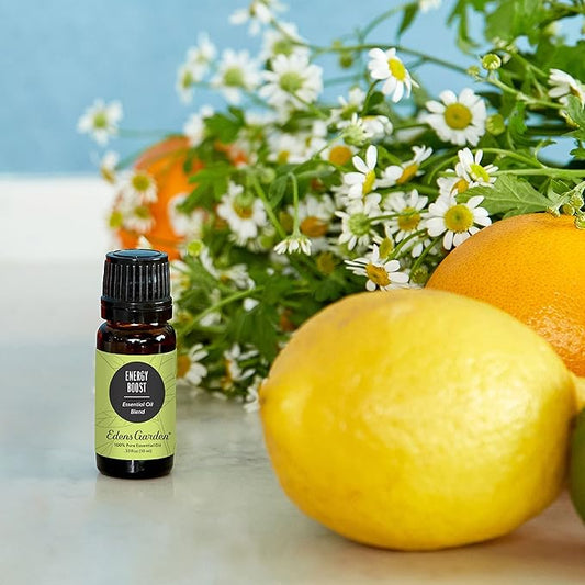 Edens Garden Energy Boost Essential Oil Blend- 100% Pure Premium Grade, Undiluted, Natural, Therapeutic, Aromatherapy, The Best for Kid Safe, Humidifiers, Skin 30 ml (1 fl oz)