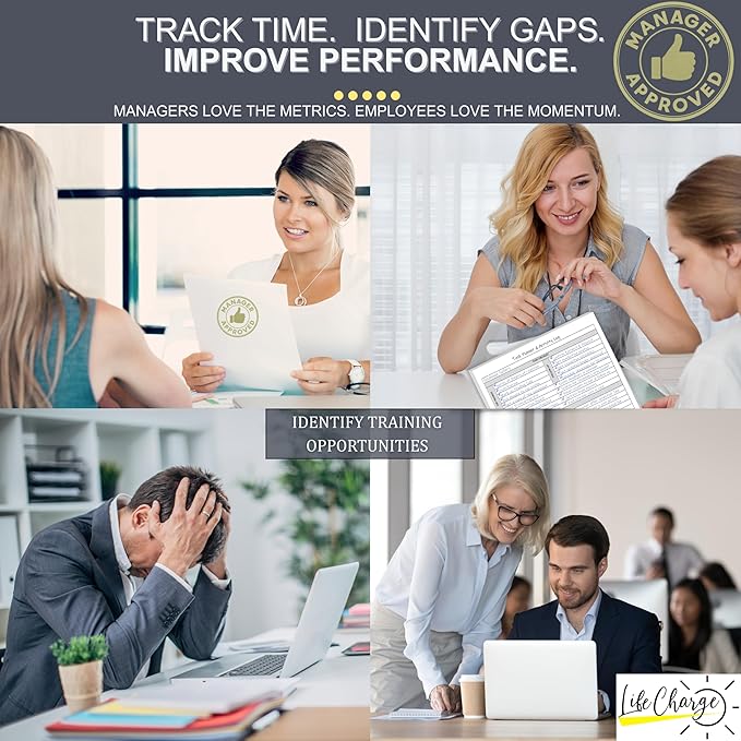 Task Planner & Activity Log Notepad – 60 Page Undated Daily & Hourly Planning Pad, To-Do List, Checklist, Track Time & Tasks, ADHD Tracker – Organize Workday, Boost Productivity – 8.5 x 11 Tear Sheets