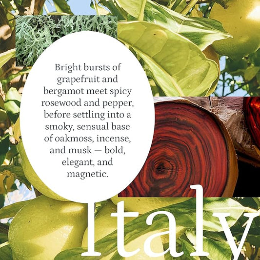 PuroSentido Italy Aroma Oil (120 ml) - Luxury Fragrance Oil for Diffusers and Humidifiers, Sicilian Lemon, White Rose & Musk Home, Hotel & Spa Scent