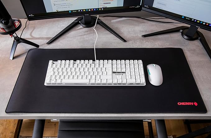 Cherry KC 200 MX Mechanical Office Keyboard with New MX2A switches. Modern Design with Metal Plate Frame (White W/MX2A Brown Switch)