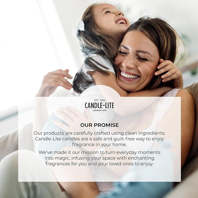 Candle-Lite Vibes Herbaceous Mint Mood-Enhancing Scented Candles, 15 oz Jar, Aromatherapy, Proudly Poured in The USA, 2-Wick, 86 Hours Burn Time, Perfect Relaxation Gift