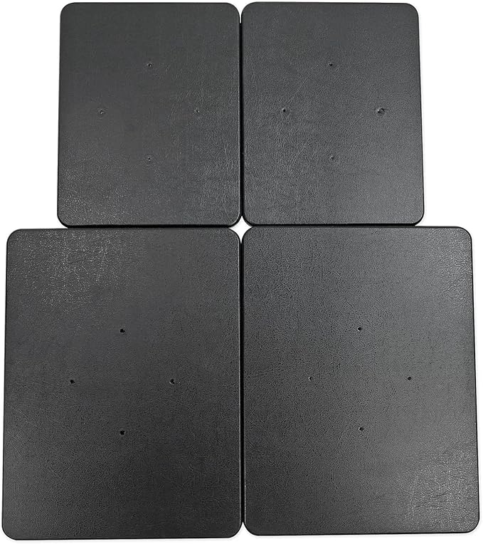 Rockville RHT8B 8in Desktop Speaker Stands, 66lb Capacity, Isolation Pads, Cable Management, Perfect for Studio Monitors and Bookshelf Speakers