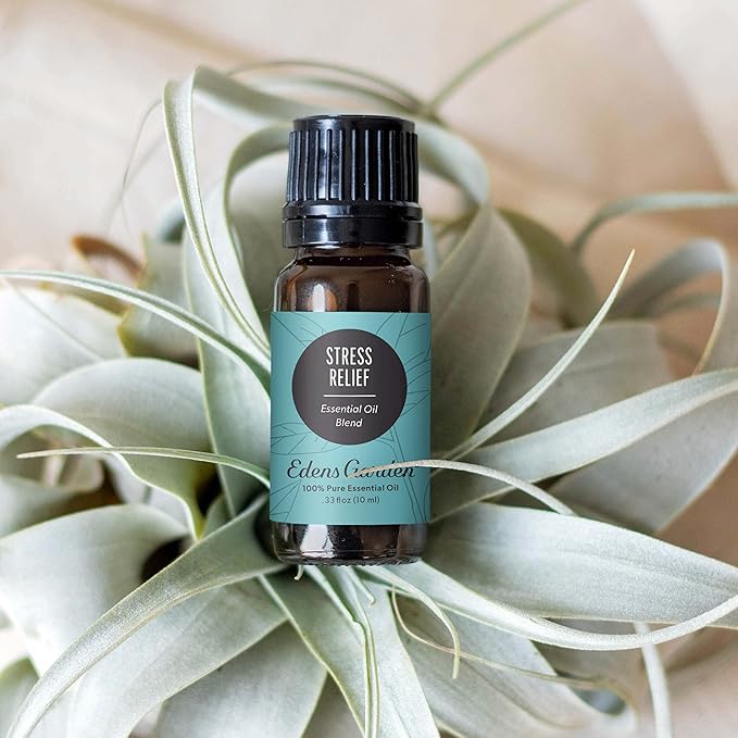 Edens Garden Stress Relief Essential Oil Blend 100% Pure & Natural Best Recipe Therapeutic Aromatherapy Essential Oil Blends 118 ml (4 oz)