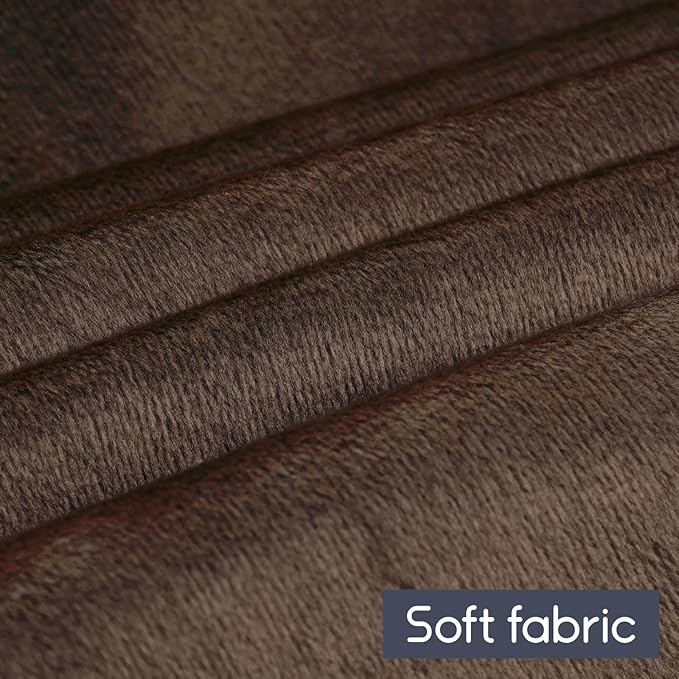 Foam Recliner Chair Cushions Wheelchair Cushions, Non-Slip 4" Thick Supportive Lumbar Support Pillow for Elderly Supportive Seat Cushion with Lumbar Pillow; 20x20x4"+12.8" Backrest Height,Coffee