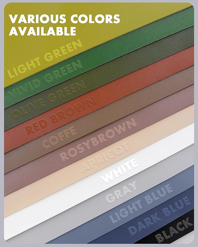 YSAGi Leather Desk Mat, Eco Cork Mat, Large Mouse Pad, Waterproof Blotter - 23.6"x13.7", Grey+Cork