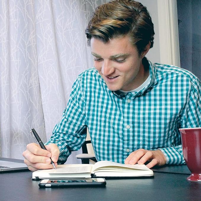 Undated Planner - 90 Day Guided Journal, 2024 2025 Weekly Organization, Productivity Habit Tracker, Inspirational, Life Setting, Leather, Almond Pages (black)