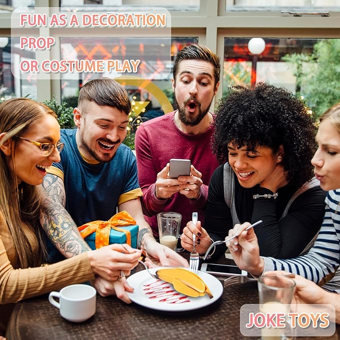 Anboor Banana Squishies Toy,Stretchy Banana Stress Ball Toy,Sensory Simulation Banana Relief Stress Squeeze Toy for Kids and Adult as Birthday Party