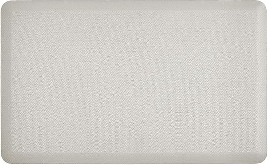 Anti Fatigue Kitchen Rugs Kitchen Mats for Floor,Cushioned Non-Slip Waterproof Ergonomic Comfort Rug Standing Mat for Kitchen,Doing Dishes,Floor,Home,Office,Sink,Laundry,Beige,17.3"x 28"