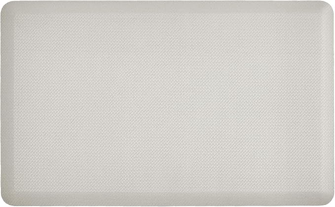 Anti Fatigue Kitchen Rugs Kitchen Mats for Floor,Cushioned Non-Slip Waterproof Ergonomic Comfort Rug Standing Mat for Kitchen,Doing Dishes,Floor,Home,Office,Sink,Laundry,Beige,17.3"x 28"