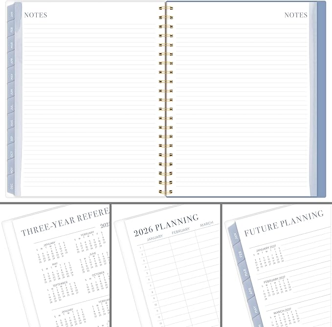 Cambridge 2026 Planner by Leah Bisch, Weekly & Monthly, 8.5" x 11", Large, Calista Floral (LB40-905-26)