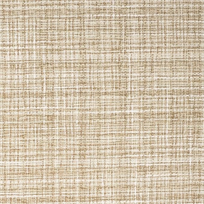 Sweet Home Collection Chair Cushion Memory Foam Pads with Ties Honeycomb Pattern Slip Non Skid Rubber Back Rounded Square 16" x 16" Seat Cover, 2 Pack, Aria Beige 6 pack