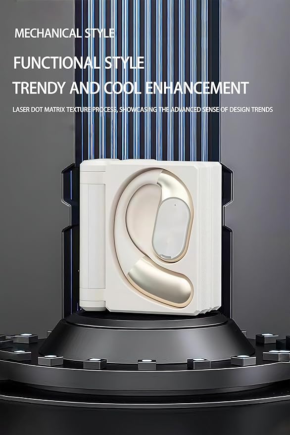 AI6.0 Bluetooth Headphones with Magnetic Protection Case, 156 Languages Support, Translation Earplugs for Wireless Headphones, Suitable for Travel, Business, Meetings and Study as Hearing Devices