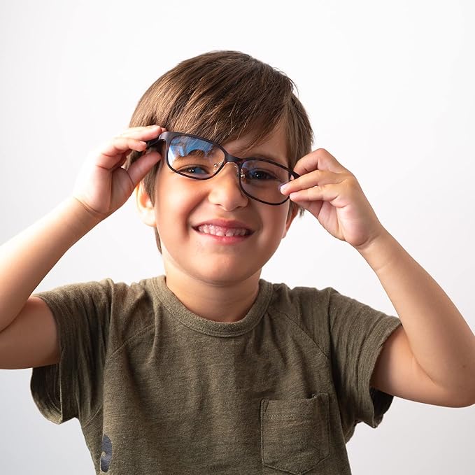 Horus X ® • Blue Light Glasses for Kids | Gaming glasses | Screen Protection for boys and girls | HELSINKI Orange