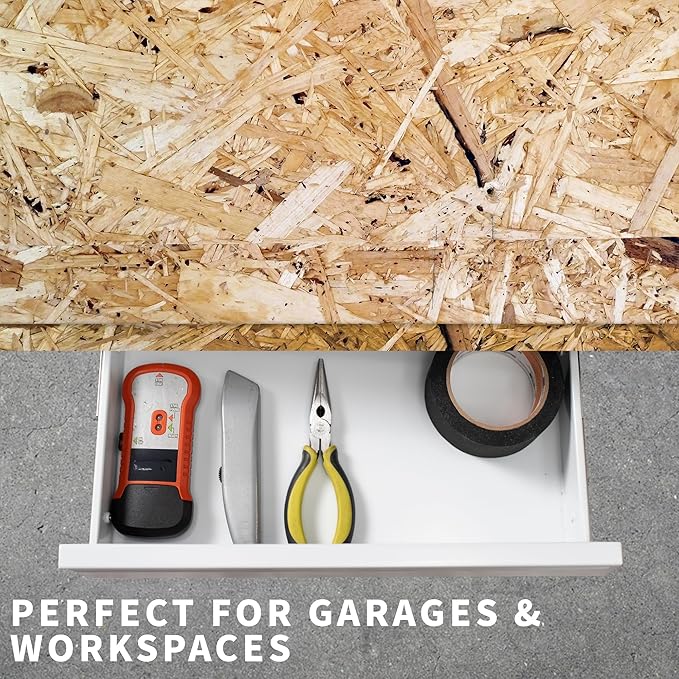 VIVO 16 inch Under Desk Slide Out Drawer without Shell, Home Office Storage Organizer, White, DESK-AC03A-W