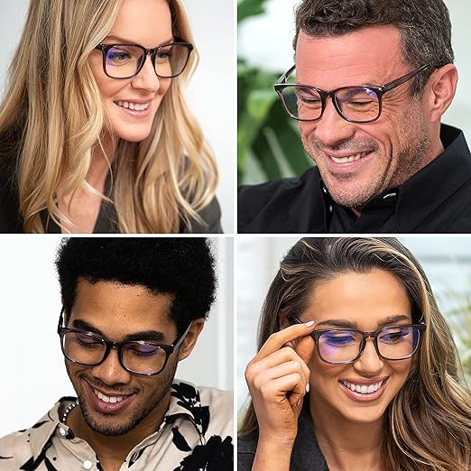 Readerest Blue Light Blocking Glasses – Computer Eyewear, UV Protection, Eye Strain & Glare Reduction, Lightweight Frame