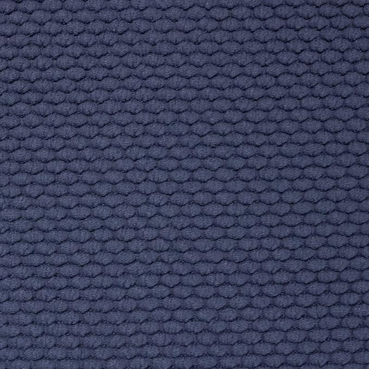 Sweet Home Collection Memory Foam Chair Cushion Honeycomb Pattern Solid Color Slip Non Skid Rubber Back Ultimate Comfort and Softness Rounded Square 16" x 16" Seat Cover, 12 Pack, Navy Blue