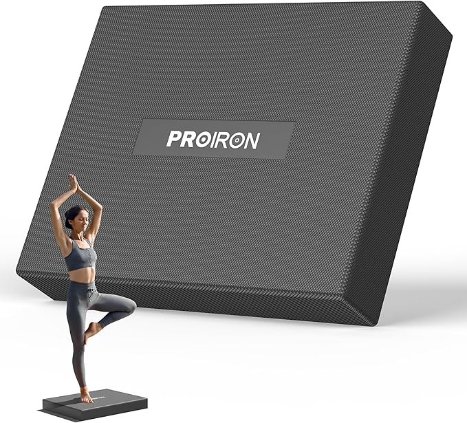 PROIRON Balance Pad,Super Wear-resistant PU- NOT TPE!!!- Foam Balance Pad with Superb Rebound Performance for Stability Training,Physical Therapy,2.2 Inch Extra Thick Anti Fatigue Mat,Standing Desk Mat Office Home