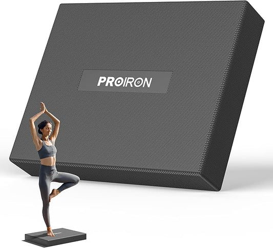 PROIRON Balance Pad,Super Wear-resistant PU- NOT TPE!!!- Foam Balance Pad with Superb Rebound Performance for Stability Training,Physical Therapy,2.2 Inch Extra Thick Anti Fatigue Mat,Standing Desk Mat Office Home