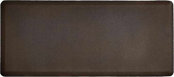 Anti Fatigue Kitchen Rugs Kitchen Mats for Floor,Cushioned Non-Slip Waterproof Washable Ergonomic Comfort Rug Standing Mat for Kitchen,Floor,Home,Office,Sink,Laundry,Brown,17.3"x39"