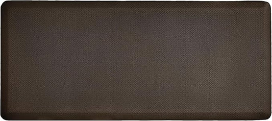 Anti Fatigue Kitchen Rugs Kitchen Mats for Floor,Cushioned Non-Slip Waterproof Washable Ergonomic Comfort Rug Standing Mat for Kitchen,Floor,Home,Office,Sink,Laundry,Brown,17.3"x39"