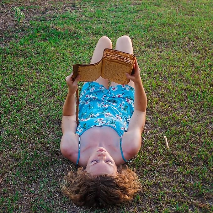 LEATHER VILLAGE Tree of Life Journal - 6 X 4 (A6) inches - Black - 200 Antique Deckle Edge Handmade Paper – Book of Shadows - Vintage Leather Bound Journal for Women & Men