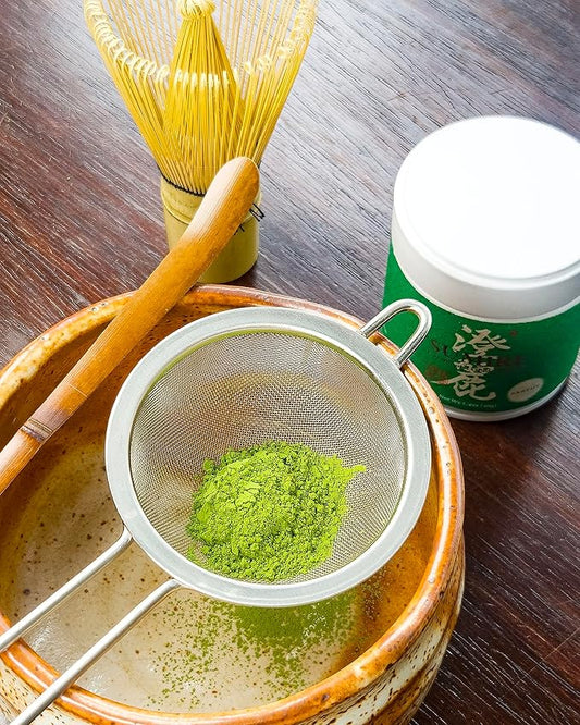 SUMIRE Matcha Ceremonial Grade Matcha Powder Made in Japan Kagoshima, Vibrant Green, Smooth, Umami, Antioxidant-Rich, Perfect for Lattes (EARTHY)