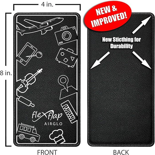 Airplane Travel Essentials for Flying Flex Flap Cell Phone Holder & Flexible Tablet Stand for Desk, Bed, Treadmill, Home & in-Flight Airplane Travel Accessories - Travel Must Haves Cool Gadgets