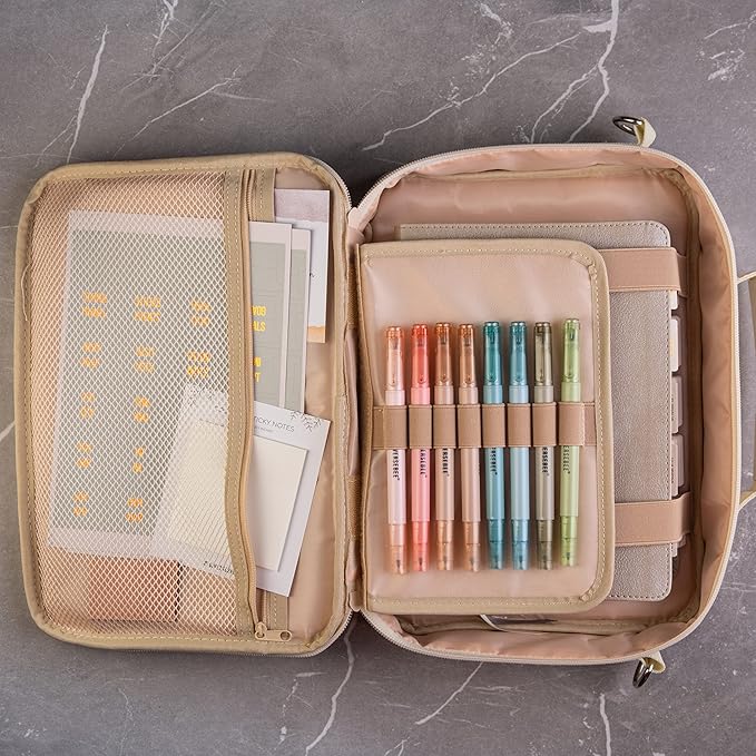 DIVERSEBEE Dual Tip Bible Highlighters and Pens No Bleed, 8 Pack Assorted Colors Quick Dry Highlighters Set, Cute Markers, Bible Study Journaling School Office Supplies and Accessories (Earthy)