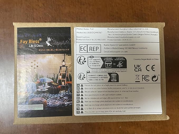 Fay Bless Portable Wireless Charging Desk Lamp with Ambient Lighting - Magnetic Rechargeable LED Light for Reading,Study,Working (White)