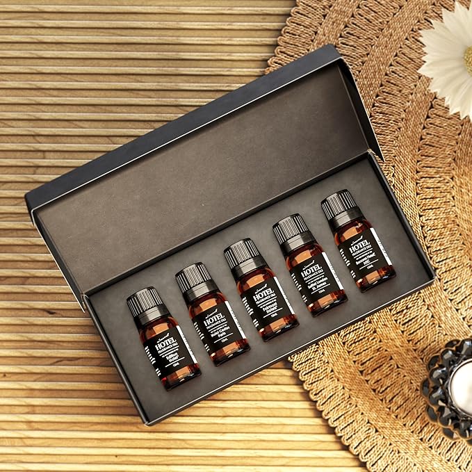 AirScent Hotel Diffuser Oil Gift Set - Metro City Hotel Scents - 10 mL, 0.34 fl oz Fragrance Oil Set - Inspired by The Hotel Costes Paris, Fairmont, London St James, The Baccarat Hotel and Others