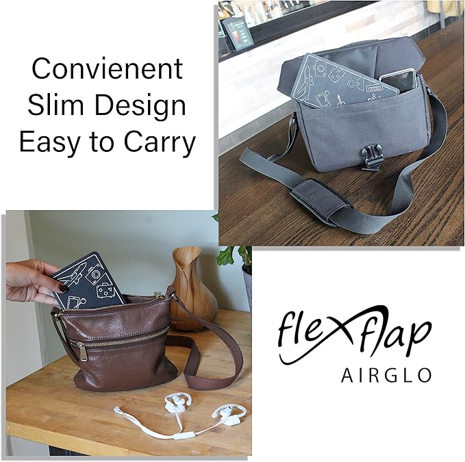 Airplane Travel Essentials for Flying Flex Flap Cell Phone Holder & Flexible Tablet Stand for Desk, Bed, Treadmill, Home & in-Flight Airplane Travel Accessories - Travel Must Haves Cool Gadgets