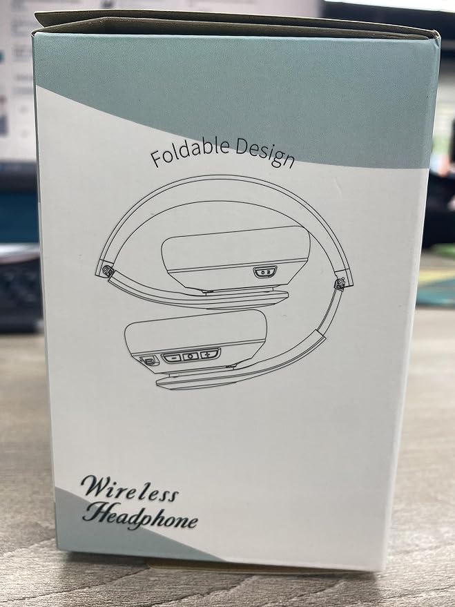 Uliptz Wireless Bluetooth Headphones, 65H Playtime, 6EQ Sound Modes, HiFi Stereo Over Ear Headphones with Microphone, Foldable Bluetooth 5.3 Headphone for Travel/Office/Cellphone/PC (Rose Gold)