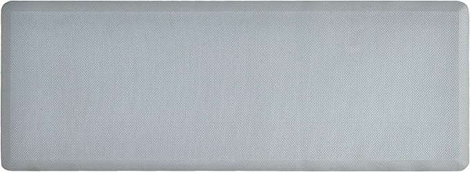 Anti Fatigue Kitchen Rugs Kitchen Mats for Floor,Cushioned Non-Slip Waterproof Ergonomic Comfort Rug Standing Mat for Kitchen,Doing Dishes,Floor,Home,Office,Sink,Laundry,Grey,17.3"x47.2"