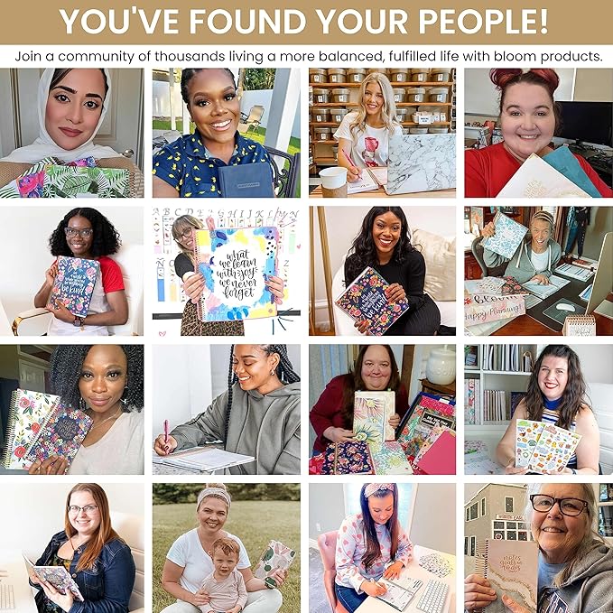 bloom daily planners Color Coding Planner Stickers - Muted Neutrals 1/4" Minimalist Dot Labels - Six Sheets, 1000+ Stickers Per Pack! - Sweater Weather