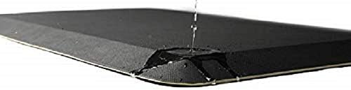 Mabel Home Anti Fatigue Floor Mat- 3 Size(20x32 & 20x39 & 24x70),16 Colors - Standing Desk Mat-Kitchen Floor Mat-Stain ResistantHome Non-Slip Bottom, Extra Soft (Black, 20" x 32")