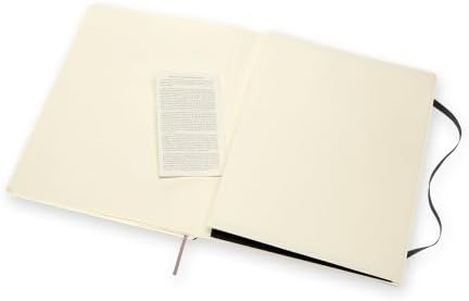 Moleskine Classic Notebook, Hard Cover, XXL (8.5" x 11") Ruled/Lined, Black, 192 Pages (Pack of 12)