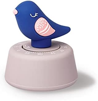 Mechanical Kitchen Timer, Cute Wind Up 60-Minute Manual Countdown for Kids, Classroom, Home, Study and Cooking