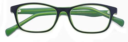 Outray Kids Reactangle Blue Light Blocking Glasses Anti Glare 2186c2 Green