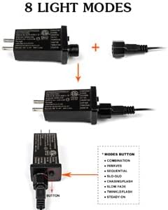 66Ft 200 LED Pink Fairy Lights Plug in, Waterproof String Lights Outdoor & Indoor 8 Modes with Timer Bedroom Decor, Christmas Light Bedroom Decor, Twinkle Light for Girl's Room Mom Mother's Day