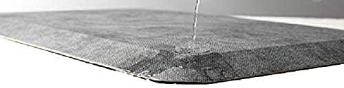 Mabel Home Anti Fatigue Floor Mat- 3 Size(20x32 & 20x39 & 24x70),16 Colors - Standing Desk Mat-Kitchen Floor Mat-Stain ResistantHome Non-Slip Bottom, Extra Soft (Grey, 20" x 32")