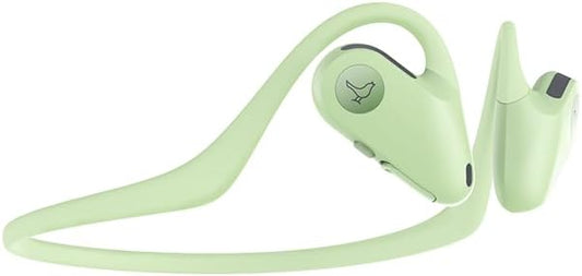 Libratone UP Open Ear Bluetooth Headphones, Weight only 23.5g, dust and Water Resistant, up to 8 Hours of Battery Life, Premium Sound for Workouts and Sports, Dual-mic AI Clear Calls (Green)