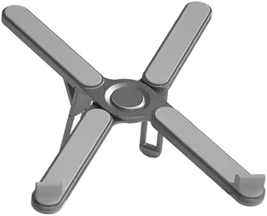 Laptop Stand, Ergonomic Aluminum Riser with 7 Adjustable Heights Foldable, Compatible with Laptop 10-15.6'' and Tablet