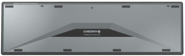 Cherry KW 9100 Slim Wireless Keyboard Rechargeable with SX Scissor Mechanism, Silent keystroke Quiet Typing with Thin Design for Work or Home Office.
