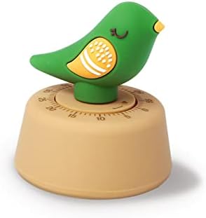 Mechanical Kitchen Timer, Cute Timer for Kids, Wind Up 60 Minutes Manual Countdown for Classroom, Home, Study and Cooking