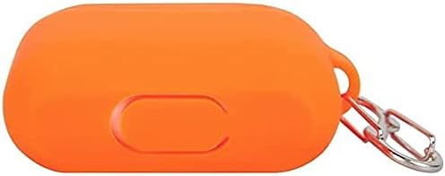 Felony Case – Soft Silicone AirPods Pro Case - Neon Orange | Shockproof, 360° Protective Apple Airpods Case Cover with Keychain | Wireless Charging Compatible with Front LED Visible
